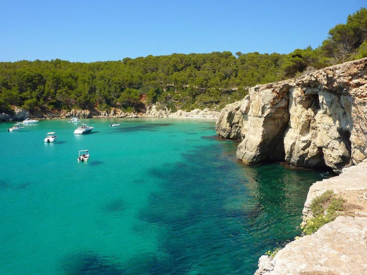 Vila Menorca Chalet Rustic Sunny Retreat By The Sea Santo Tomás Exteriér fotografie